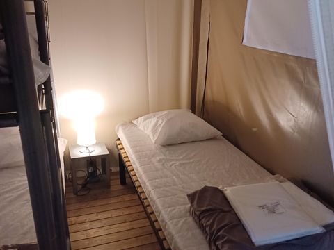 TENTE TOILE ET BOIS 5 personnes - Lodge NOUVEAUTE 2025 2 chambres