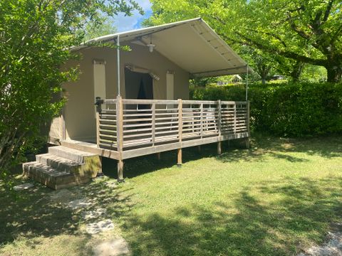 TENTE TOILE ET BOIS 5 personnes - Lodge NOUVEAUTE 2025 2 chambres