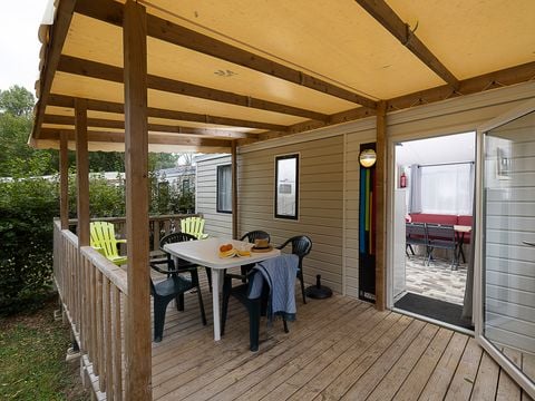 MOBILHOME 4 personnes - Mobil Home Pomerol climatisé