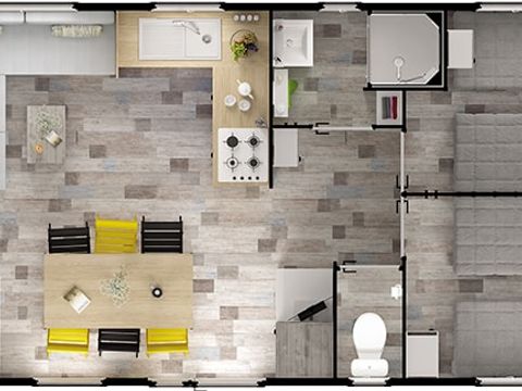 MOBILHOME 8 personnes - Saint Emilion Climatisé