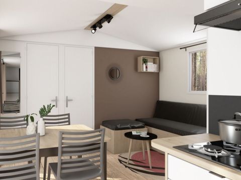 MOBILHOME 4 personnes - MH2 Eden FALUN,2 ch,4 pers