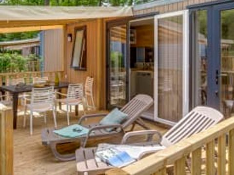 MOBILHOME 6 personnes - Cottage 6p 3ch 2SdB Clim ****