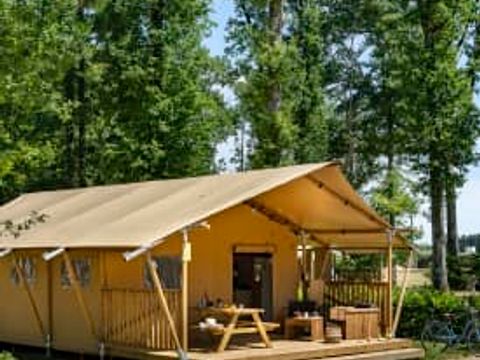 TENTE TOILE ET BOIS 5 personnes - Lodge 5p 2ch ****