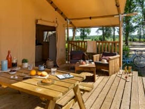 TENTE TOILE ET BOIS 5 personnes - Lodge 5p 2ch ****