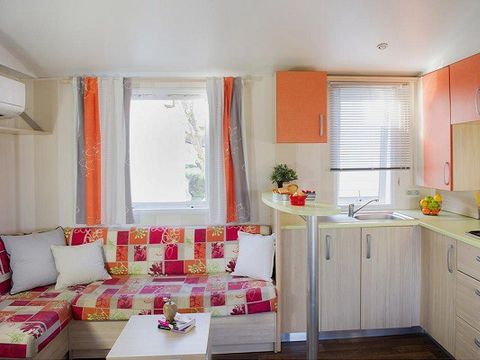 Mobilhome 6 personnes - Comfort | 3 Ch. | 6 Pers. | Terrasse surélevée | TV
