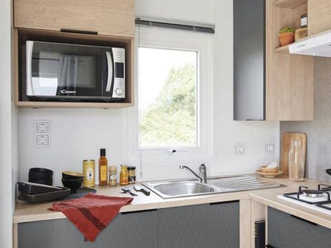 MOBILHOME 6 personnes - CONFORT - 3 chambres - TV - CLIM - LV