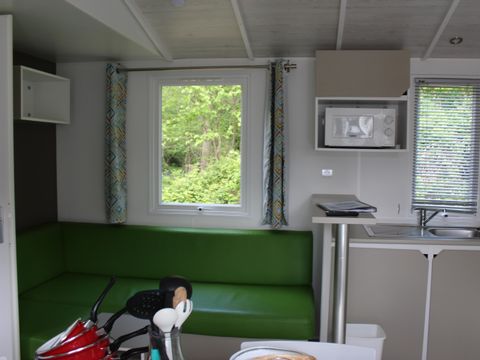MOBILHOME 6 personnes - Confort 33 m² dont terrasse 3 chambres + TV