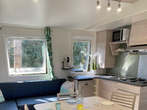 MOBILHOME 6 personnes - Homeflower Premium 3 chambres avec terrasse couverte + Lave Vaisselle