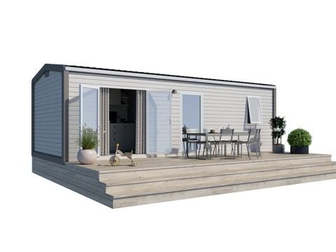 MOBILHOME 4 personnes - Confort 32m² (2 chambres) dont terrasse couverte + TV + BBQ