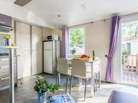 MOBILHOME 4 personnes - Mobil-home | Comfort | 2 Ch. | 4 Pers. | Terrasse surélevée non couverte