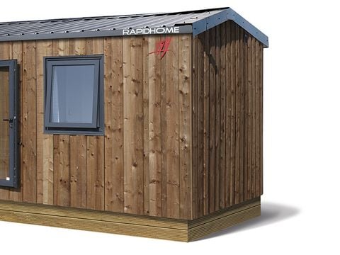 BUNGALOW 4 personnes - CABANE BOIS - 2 chambres (sans sanitaires)