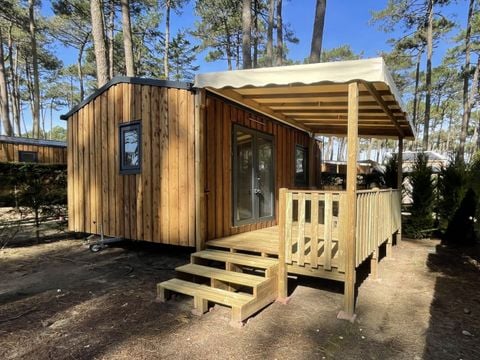 BUNGALOW 4 personnes - CABANE BOIS - 2 chambres (sans sanitaires)