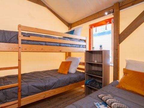 TENTE TOILE ET BOIS 5 personnes - RESASOL - 2 chambres