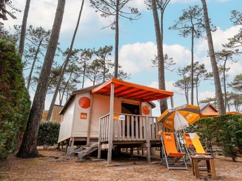 TENTE TOILE ET BOIS 5 personnes - RESASOL - 2 chambres