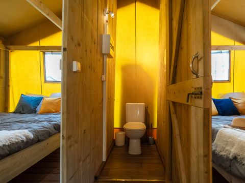 TENTE TOILE ET BOIS 8 personnes - ECOLUXE - 3 chambres