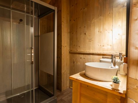 TENTE TOILE ET BOIS 5 personnes - ECOLUXE - 2 chambres
