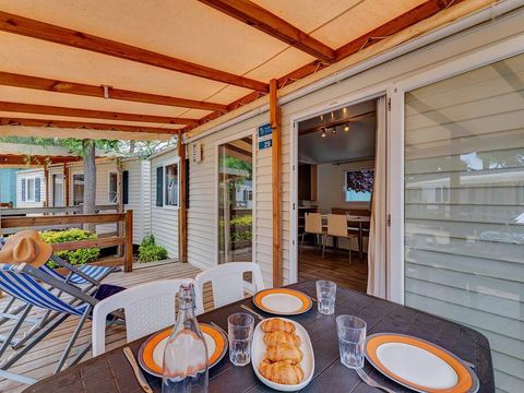 MOBILHOME 6 personnes - Mobil-home | Comfort | 2 Ch. | 4/6 Pers. | Terrasse surélevée