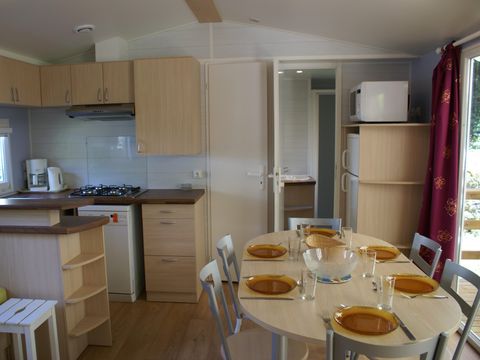 MOBILHOME 6 personnes - Louisiane Zen - Florès - 3 chambres - TV