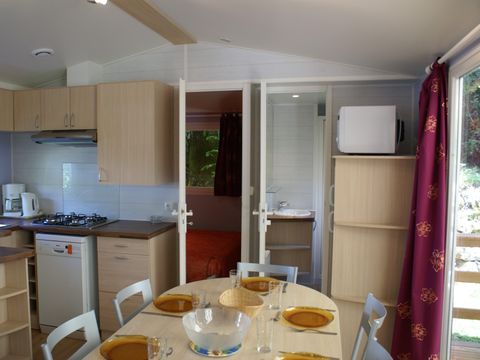 MOBILHOME 6 personnes - Louisiane Zen - Florès - 3 chambres - TV