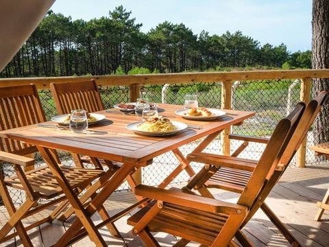 BUNGALOW TOILÉ 6 personnes - GLAMPING LUXURY FAMILY +