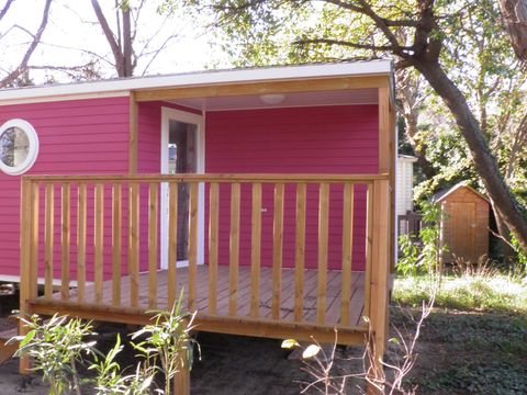 MOBILHOME 4 personnes - MH2 Confort* 27 m² + lit double en 160, avec sanitaires