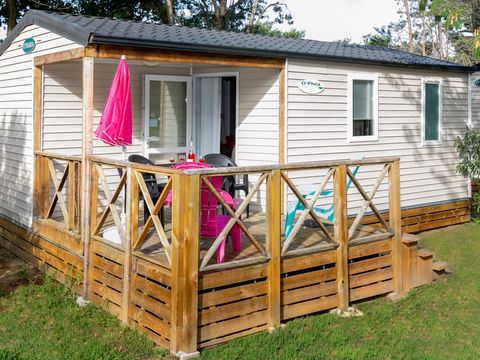 MOBILHOME 4 personnes - MH2 Confort 27 m² + clim, avec sanitaires