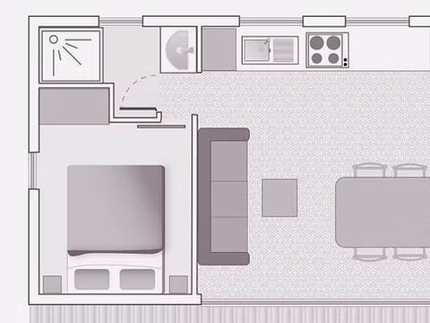 MOBILHOME 4 personnes - MH Confort Siréne 4 clim+PLANCHA