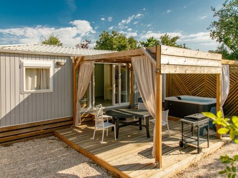 MOBILHOME 4 personnes - Mobil-home  Siréne SPA 2 CH  clim+PLANCHA