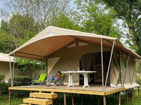 TENTE TOILE ET BOIS 4 personnes - Lodge Canada