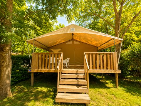 Tente en toile et en bois 4 personnes - Lodge Canada
