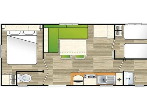 MOBILHOME 4 personnes - TITANIA
