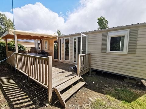 MOBILHOME 6 personnes - MH3 N°30 avec terrasse couverte
