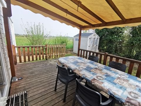 MOBILHOME 6 personnes - Parc N°7 - Terrasse Couverte - 2 chambres