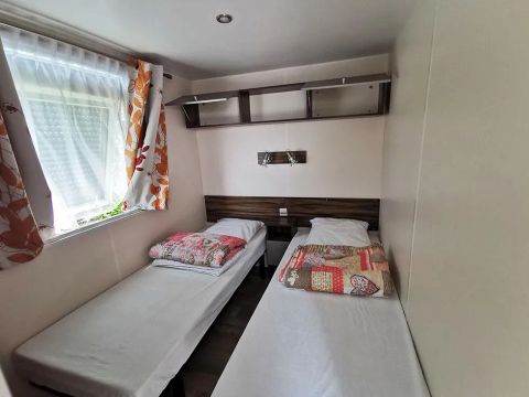MOBILHOME 4 personnes - Parc N°8 - Terrasse vue Marais