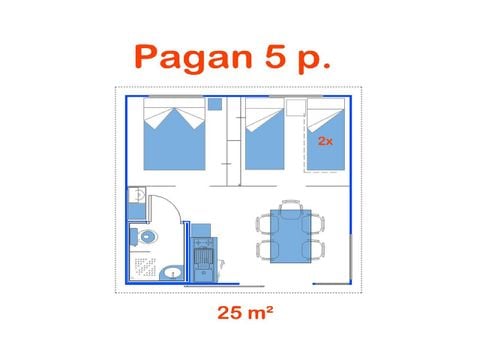 TENTE 5 personnes - Pagan