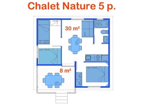 CHALET 6 personnes - Natura