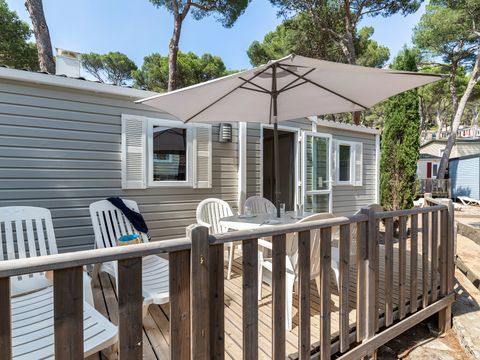 MOBILHOME 6 personnes - Classic | 3 Ch. | 6 Pers. | Terrasse surélevée non couverte | Clim.