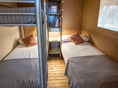 TENTE TOILE ET BOIS 5 personnes - Safari Savannah