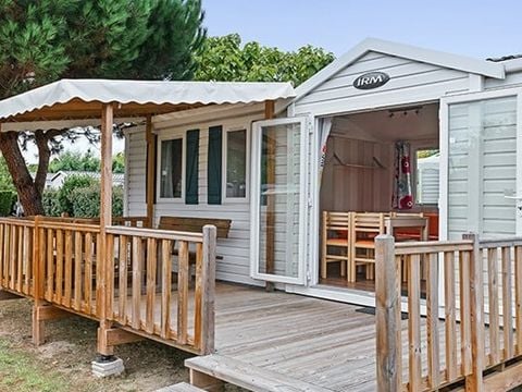 MOBILHOME 6 personnes - Classic | 3 Ch. | 6 Pers. | Terrasse surélevée