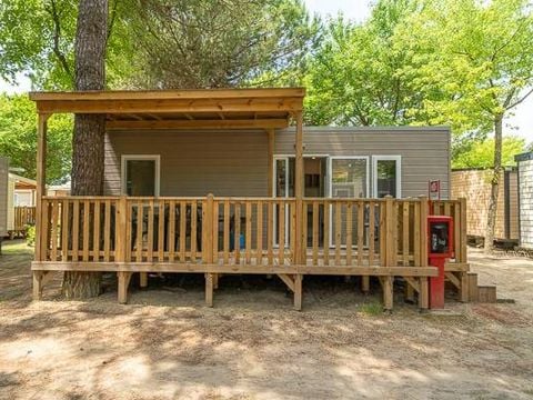 MOBILHOME 4 personnes - Comfort | 2 Ch. | 4 Pers. | Terrasse surélevée | Clim.