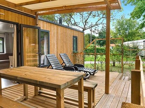 MOBILHOME 4 personnes - Mobil-home | Premium | 2 Ch. | 4 Pers. | Terrasse surélevée | Clim.
