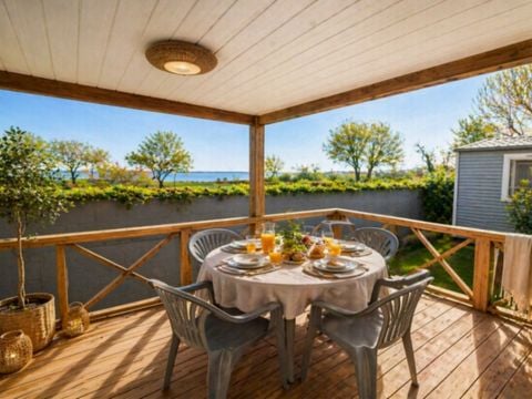 MOBILHOME 4 personnes - 4 PERS VUE ETANG