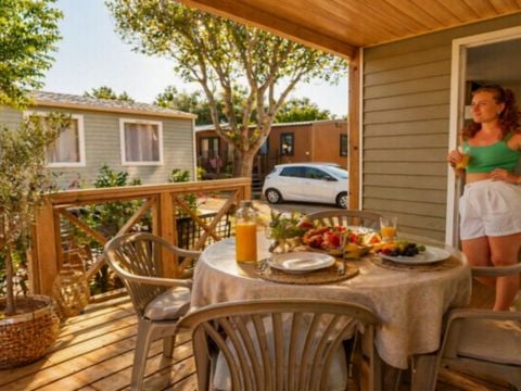 MOBILHOME 4 personnes - 4 PERS VUE ETANG