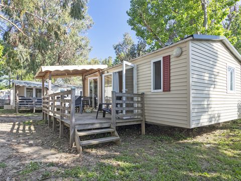 MOBILHOME 6 personnes - Comfort XL | 2 Ch. | 4/6 Pers. | Terrasse surélevée | Clim.