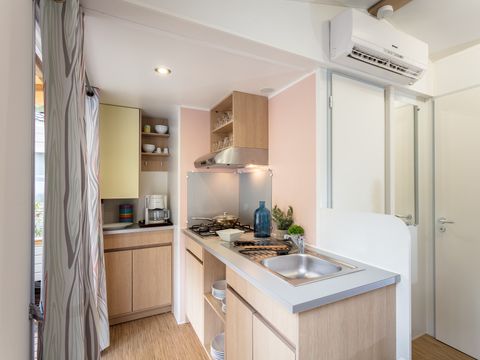 MOBILHOME 6 personnes - Comfort | 3 Ch. | 6 Pers. | Terrasse surélevée | Clim.