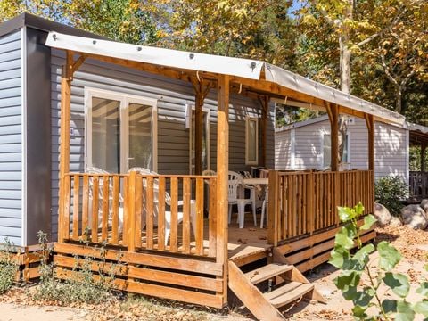 MOBILHOME 6 personnes - Mobil-home | Premium | 3 Ch. | 6 Pers. | Terrasse surélevée | Clim.
