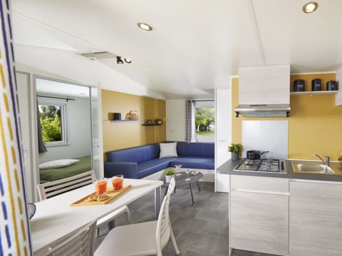 Mobilhome 4 personnes - 2 Ch 4 pers Terrasse Semi-Couverte TV pas de Clim