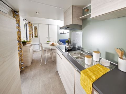 MOBILHOME 4 personnes - Mobil-home 28m² - 2 chambres - avec TV -