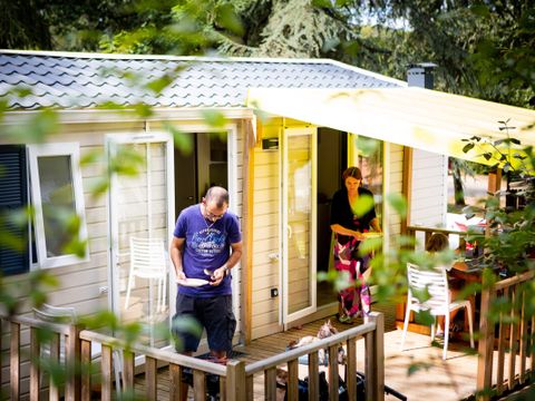 MOBILHOME 5 personnes - 29.70m² - 3 chambres - avec TV