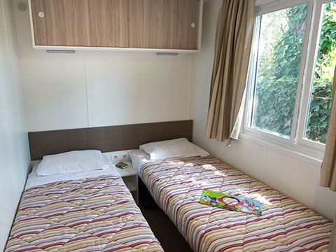 MOBILHOME 6 personnes - Comfort XL | 3 Ch. | 6 Pers. | Terrasse Couverte | 2 SDB | Clim.